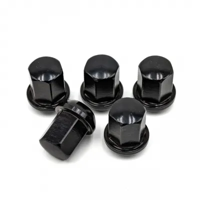 RADMUTTER SW19 M14X1.5X32 KUGEL SCHWARZ ELOXIERT ALU DPORSCHE